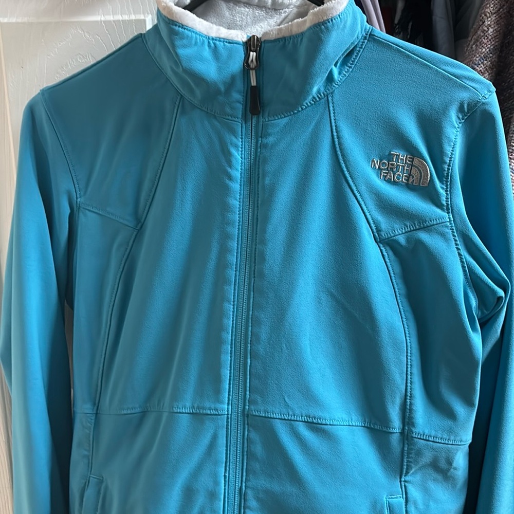 The North Face Turquoise Full-Zip Jacket